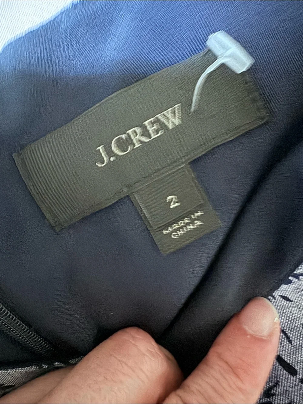 J. Crew Sleeveless Dusty Blue Textured Fit-and-Flare Mini Dress